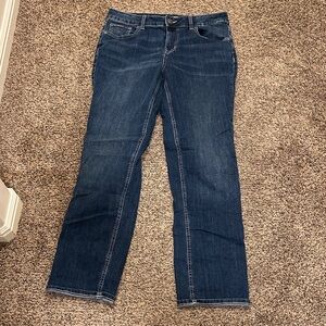 Maurices Dark Blue Straight Leg Jeans